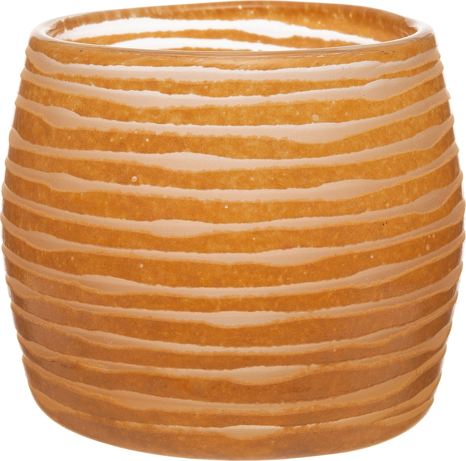 Intratuin bloempot Dieke geel D 10 H 8,5 cm