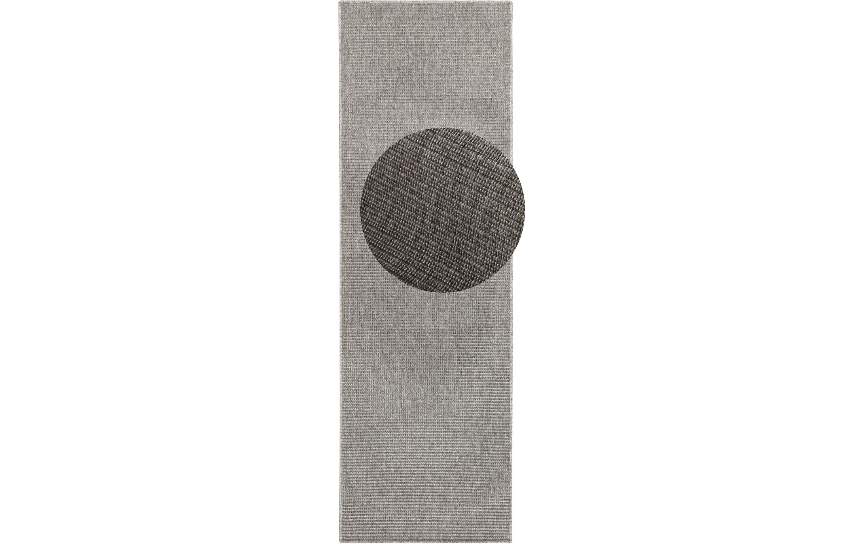 Teppich Sisal 80 cm x 150 cm, SilberIn- & Outdoor Teppichläufer