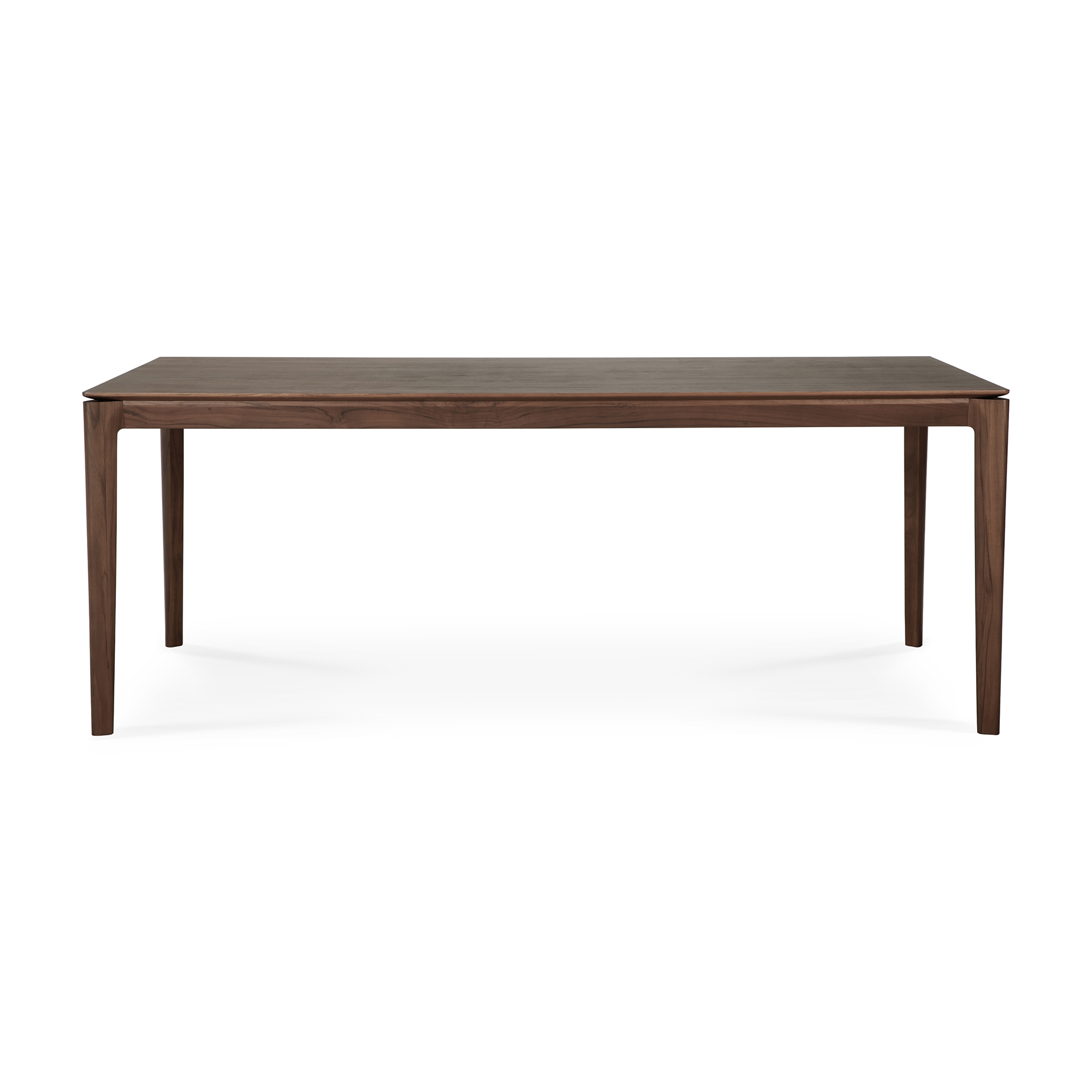 Tafel Bok 200X95 - bruin teak - gelakt