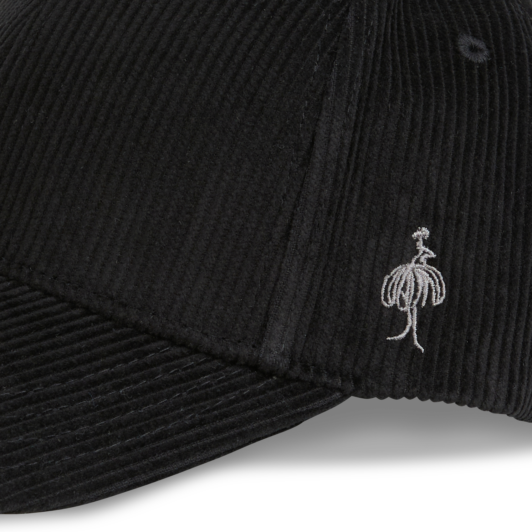 ARWEN - Casquette en velours côtelé | Noir