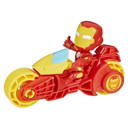 Hasbro Spiderman Iron Man Motorrad