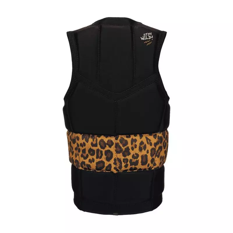 Gilet impact MYSTIC Zuupack Frontzip Wake Black