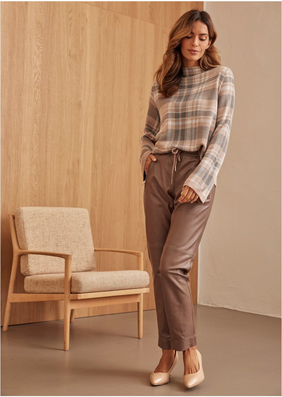 Pull jacquard en viscose