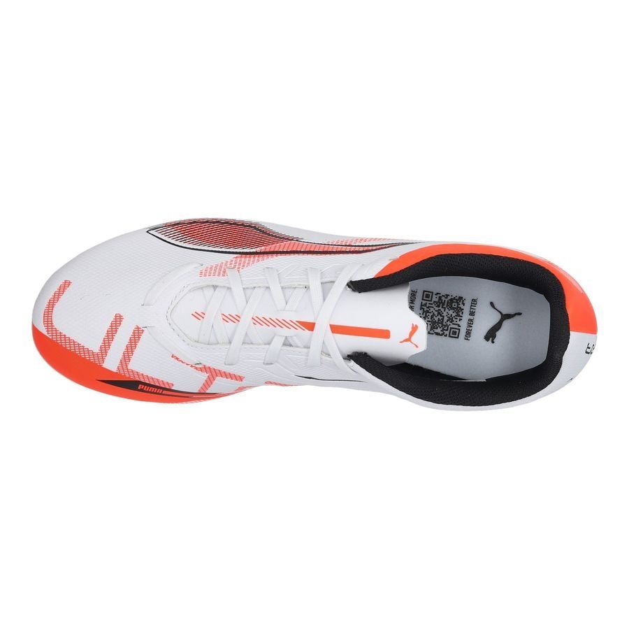 PUMA Ultra 5 Play MG Unlimited - Blanc/Noir/Glowing Red