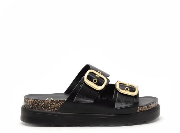 Yokono mules et sabots plats femme tunez 130 noir