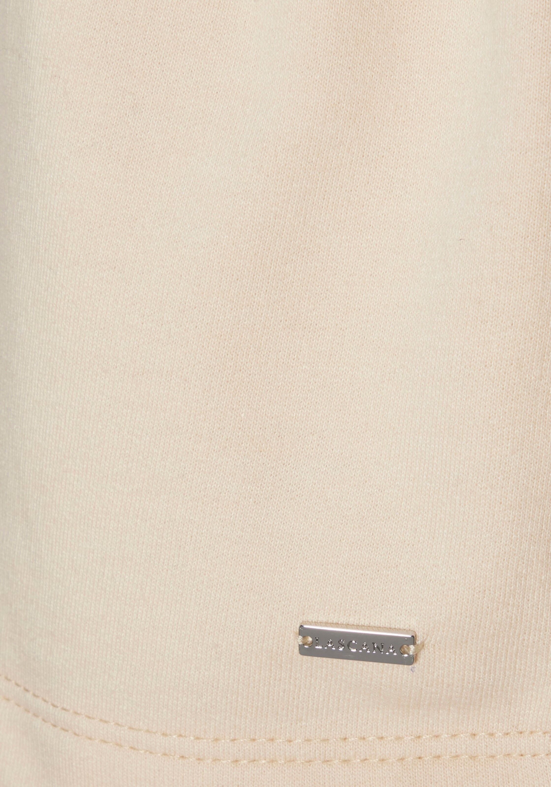 LASCANA Sweatjacke in beige