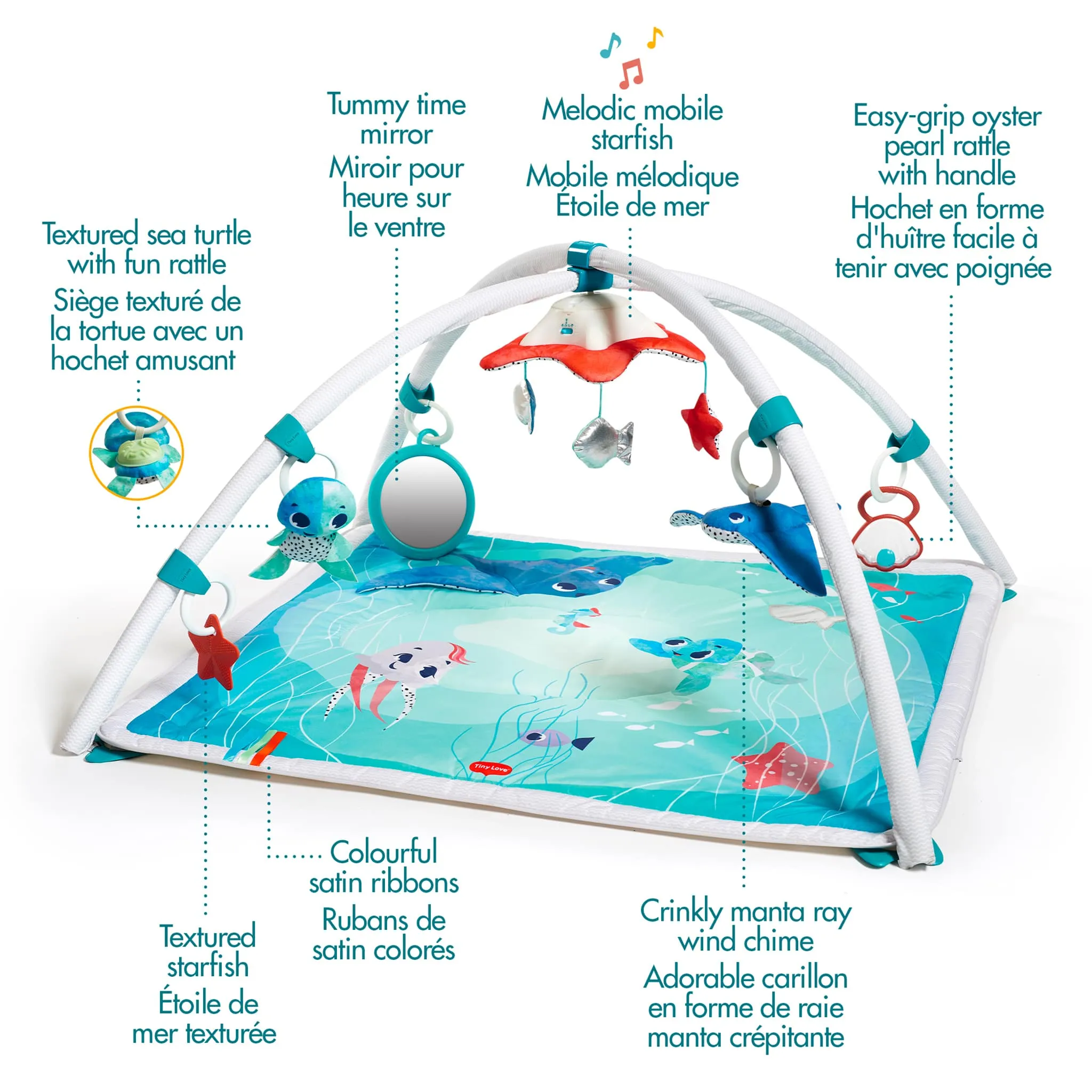 Tiny Love Tapis d'Activité Gymini Treasure the Ocean™