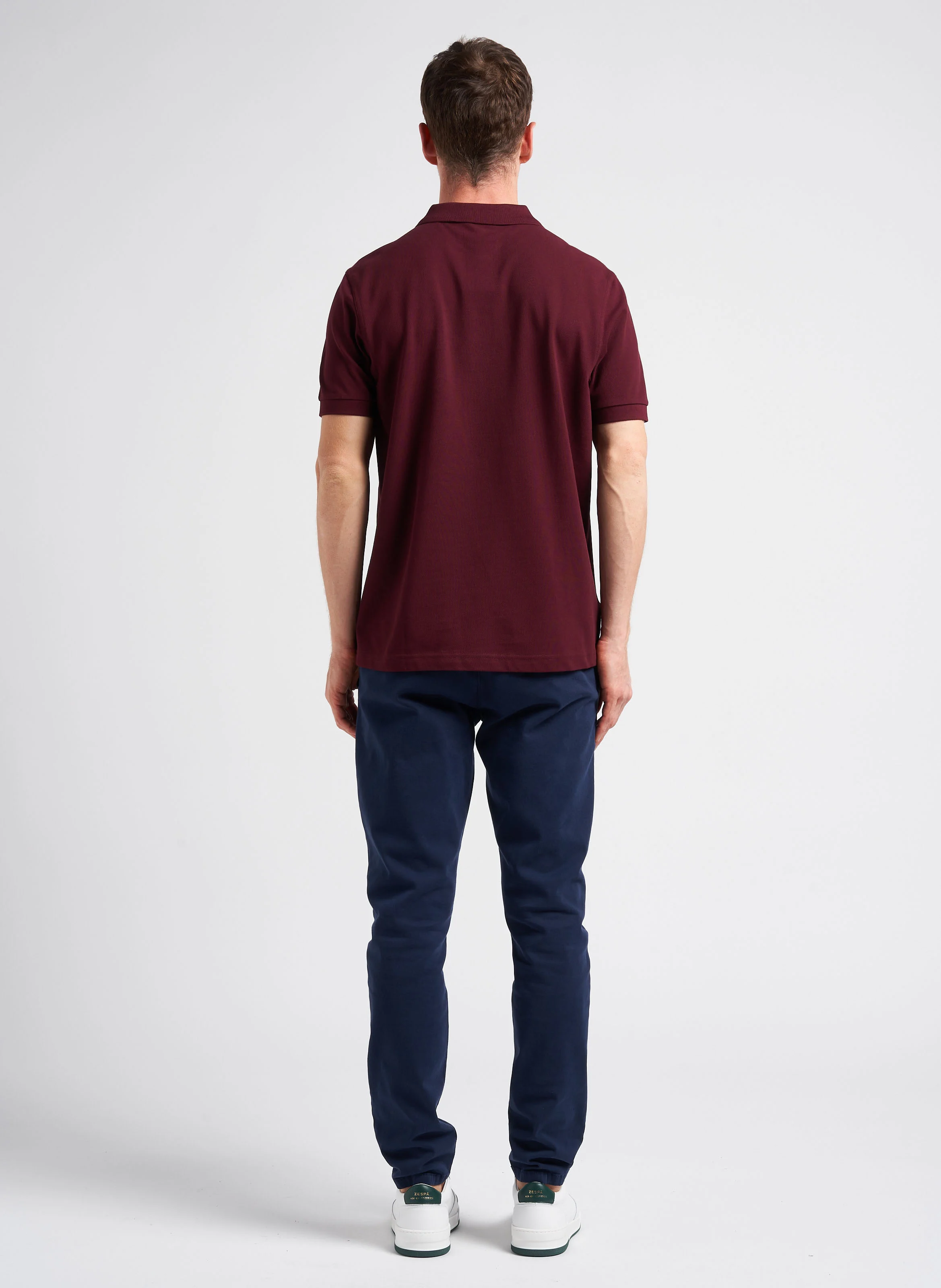 LAVIS - Pantalon droit en coton bio mélangé | Bleu