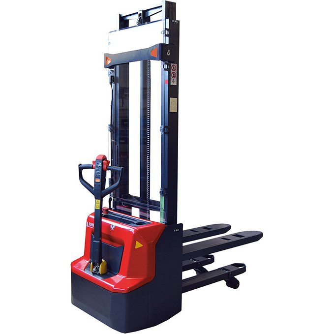Gerbeur électrique lithium levée initiale 1600 mm 1200 kg