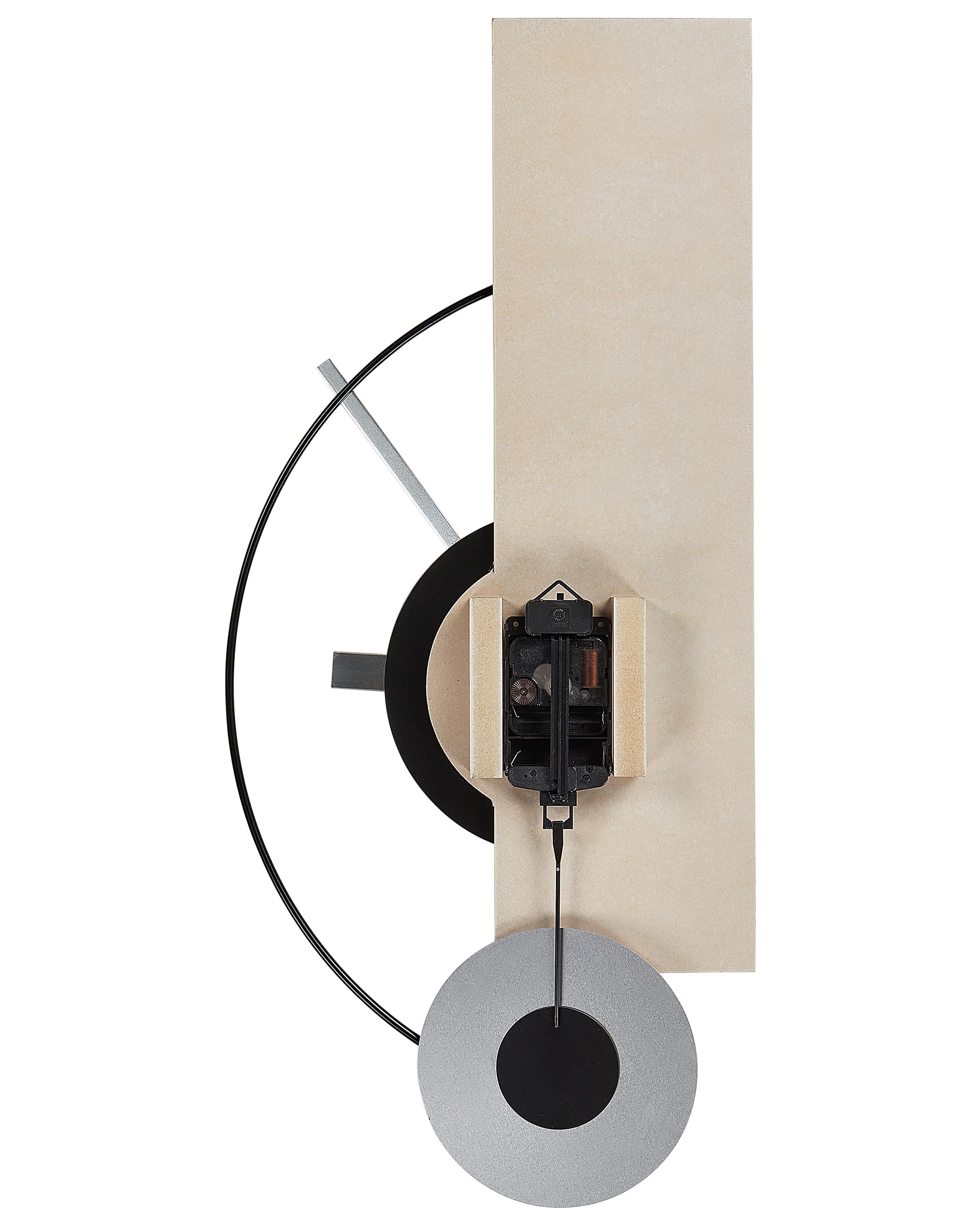 Wandklok CEVINS 31 cm Metaal Beige