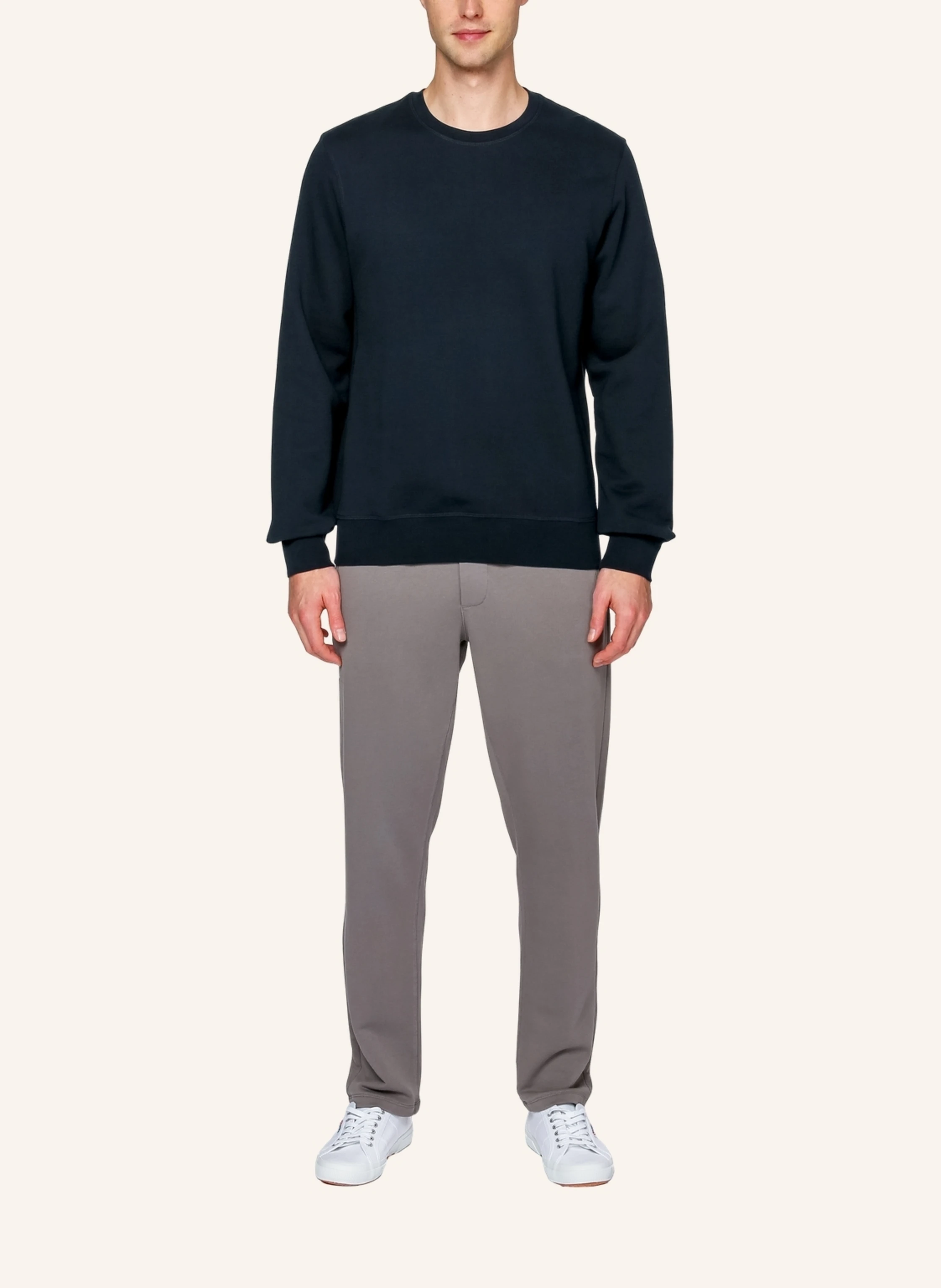 TRUSTED HANDWORK Round Neck 1/1-Sleeve Sweatshirt