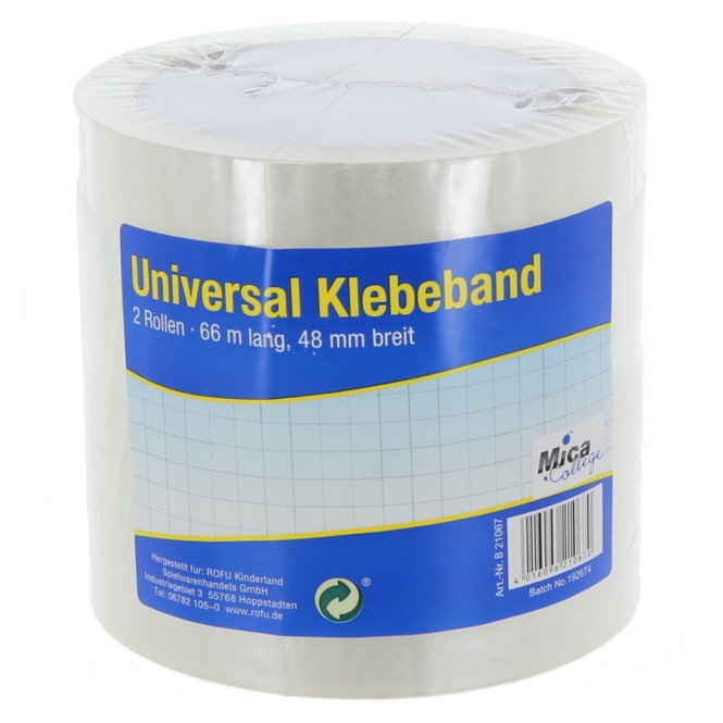 Paketklebeband 2er-Pack transparent