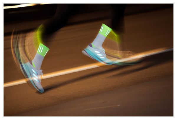 Chaussettes running Incylence High-Viz V3 Vert fluo