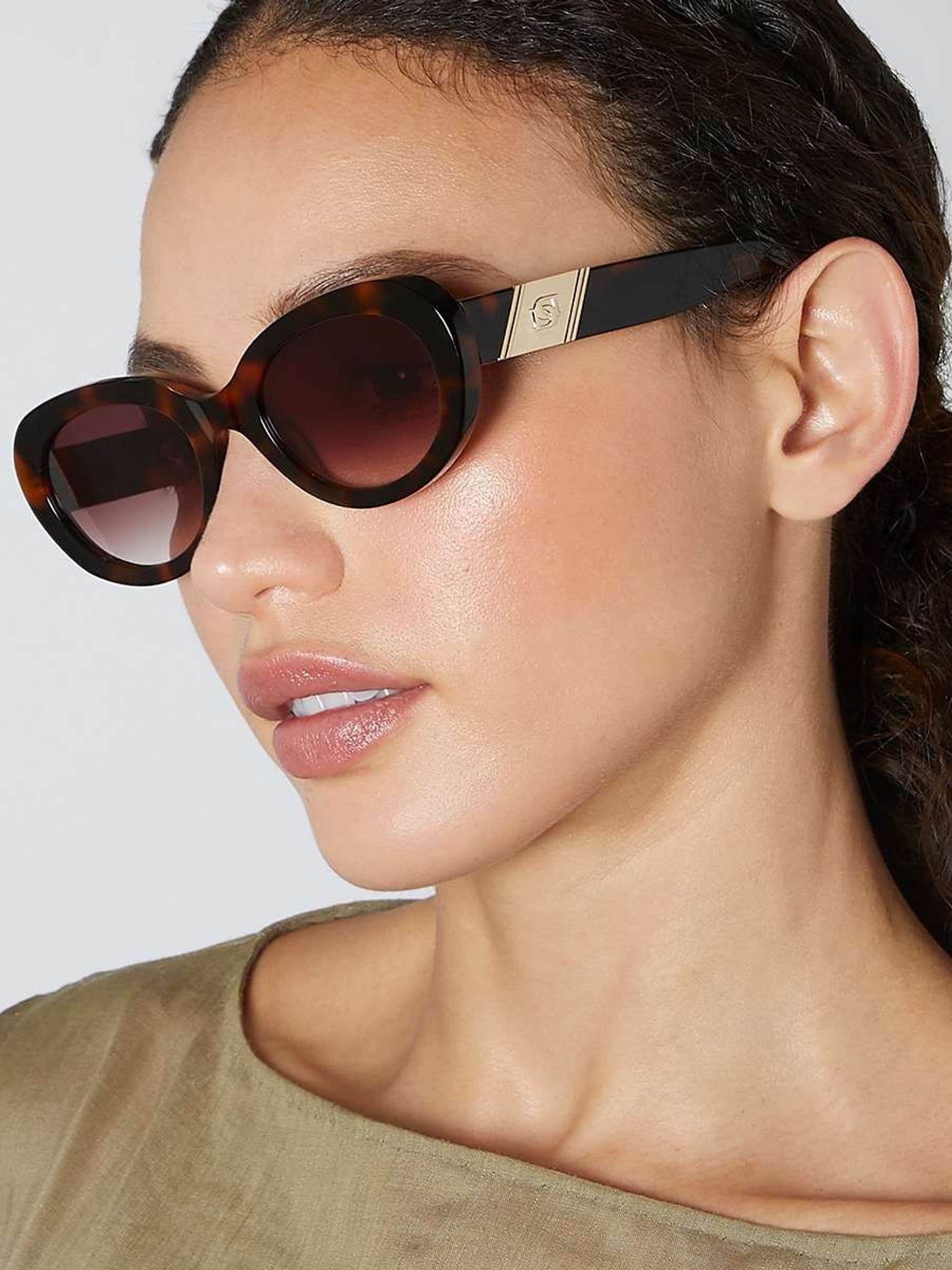 Animal - Dune London Glee Fashion Oval Sunglasses