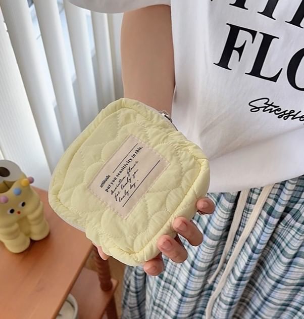 Bitabis - Sanitair zakje met letters en appliqué