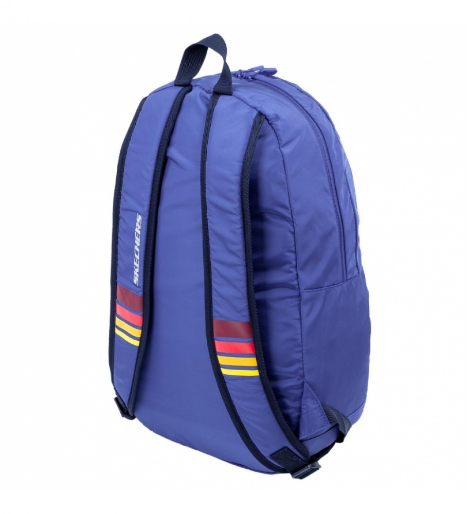 Mochila unissex Skechers com bolso interno para iPad/tablet, Ideal S912, azul - 48 x 31 x 18 cm -