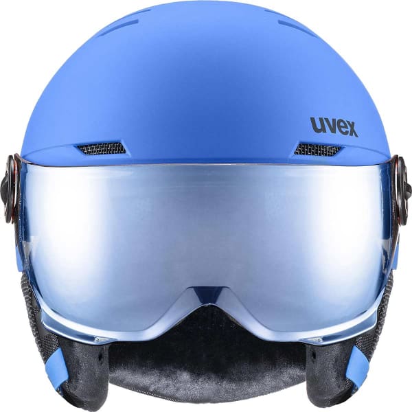 Casque de ski UVEX ROCKET JR VISOR BLUE MAT