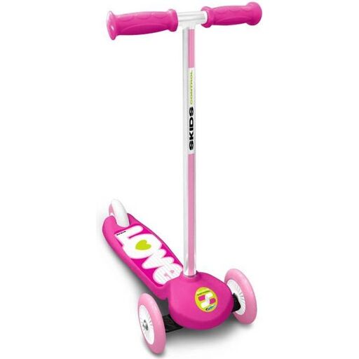 Controle de derrapagens da scooter com direção por pressão
