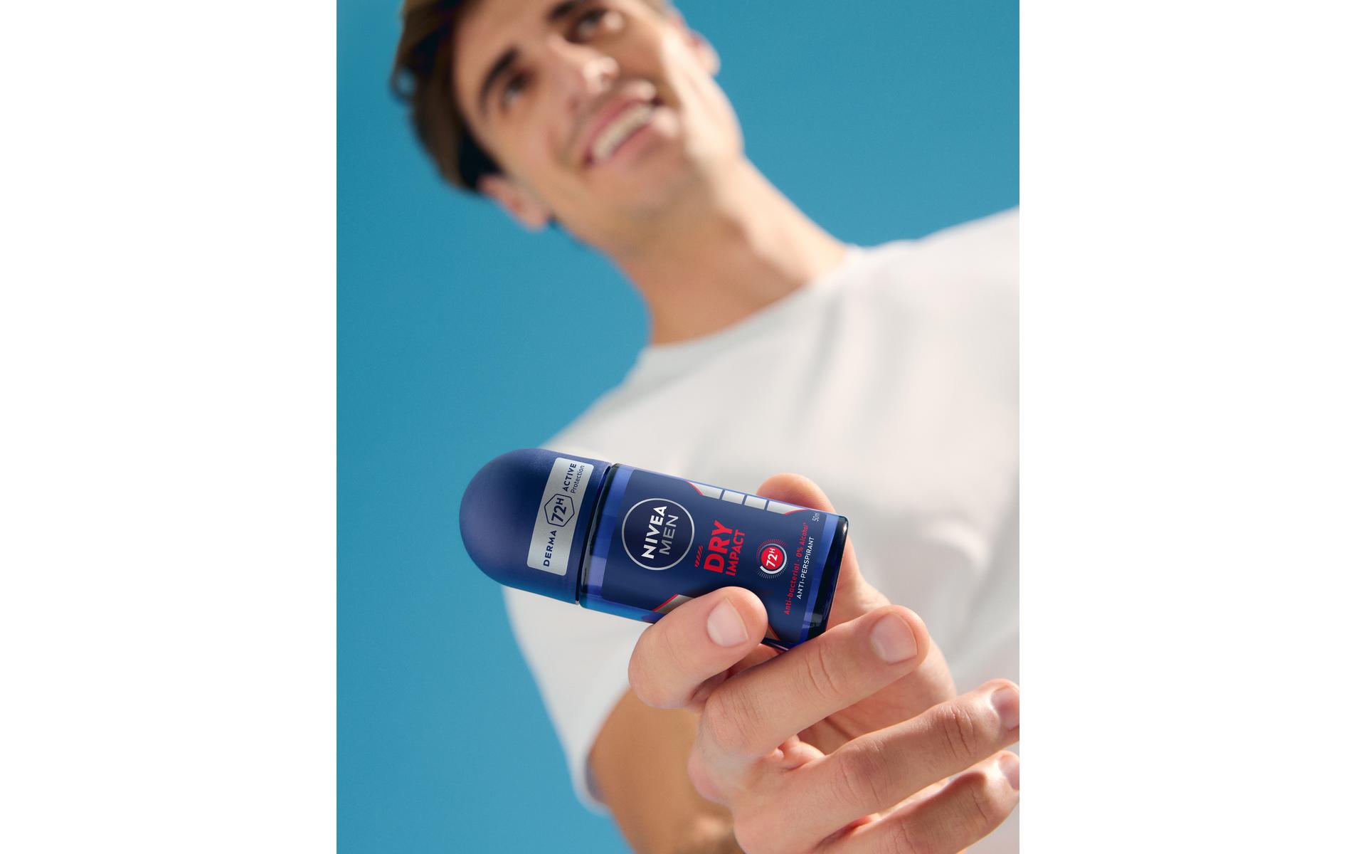 Deo Roll-on Dry Impact Male 50 mlRoll-on für spürbar frischen Schutz