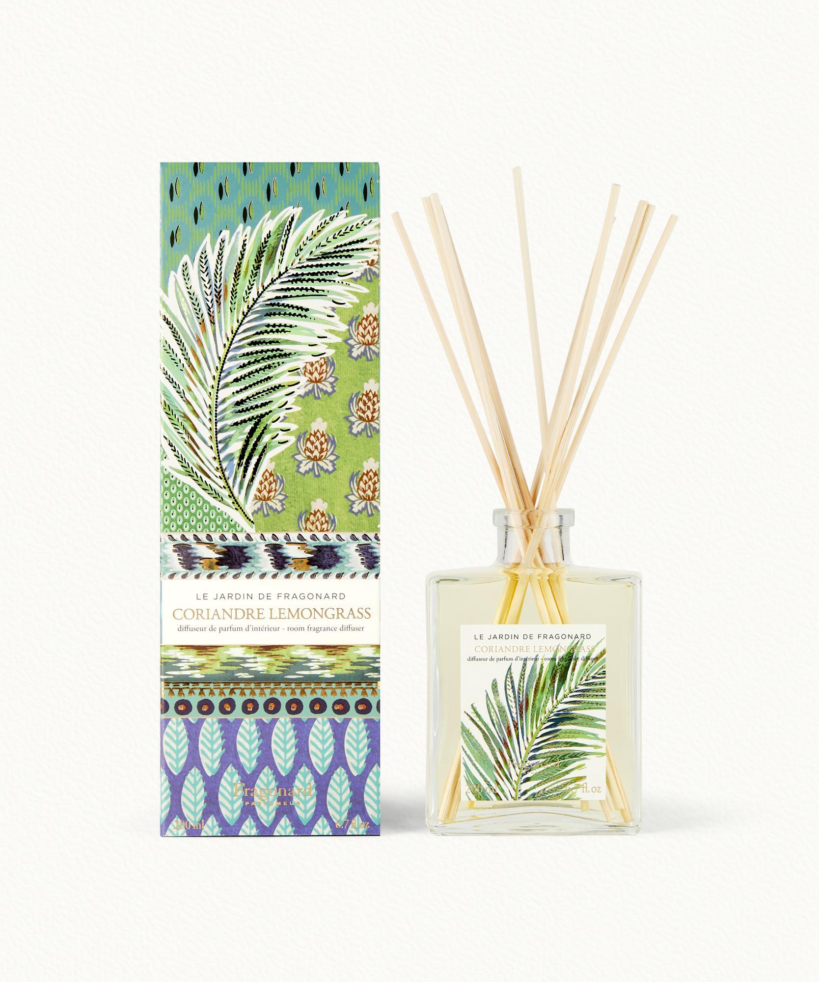 Coriandre Lemongrass  Diffuseur + 10 bâtonnets - flacon 200 ml