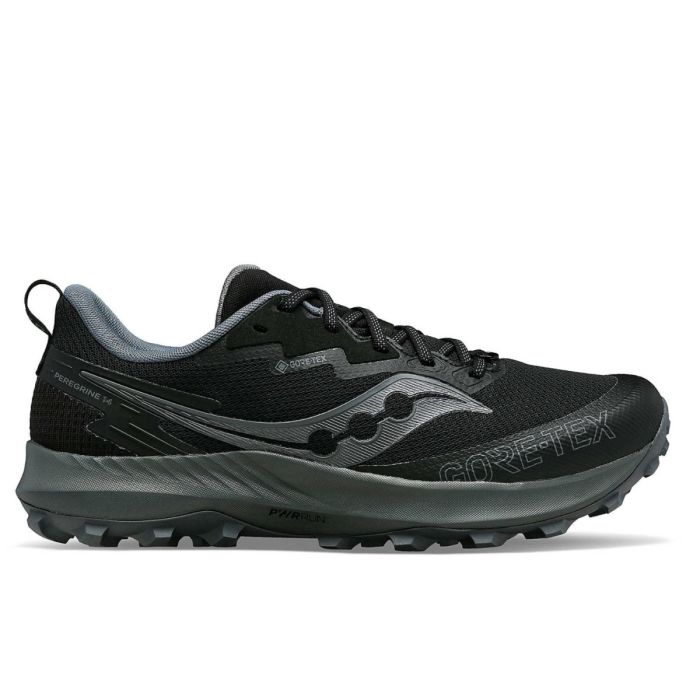 Saucony Dame Trailsko Peregrine 14 GTX Sort