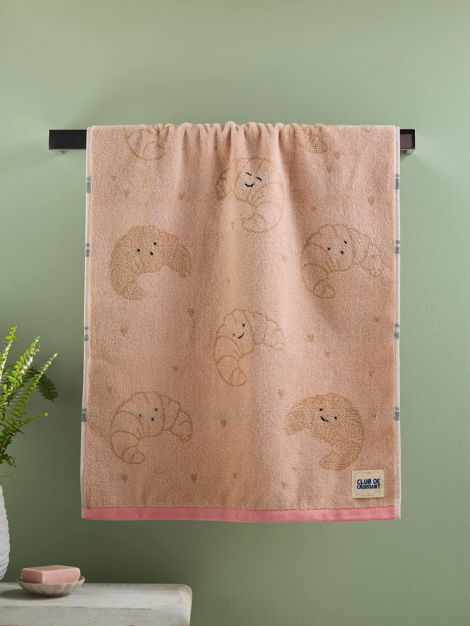 Croissant 100% Cotton Towels