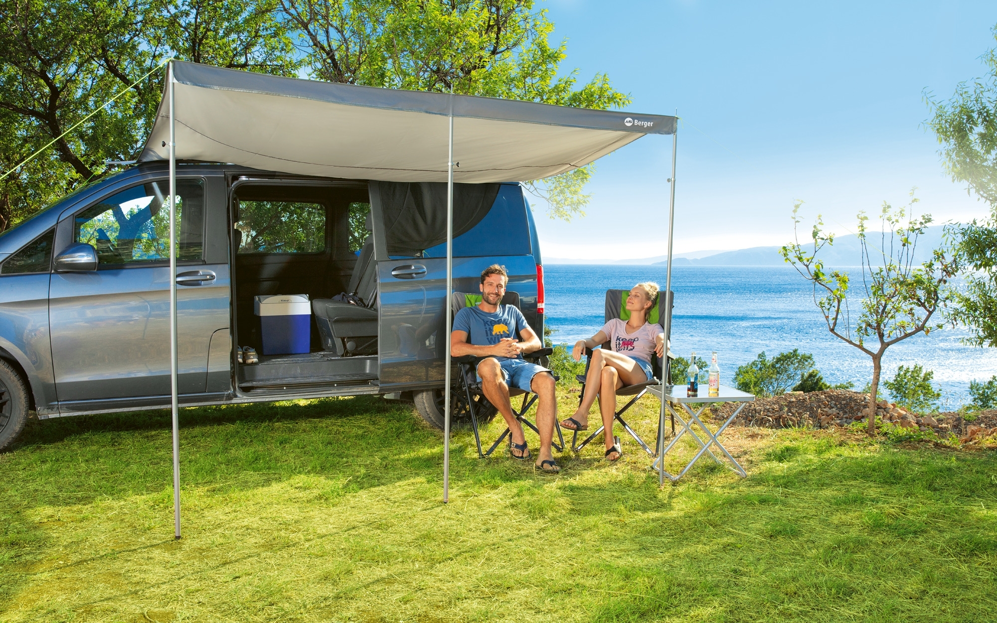 Berger SunRoof Sonnenvordach für Bus & Wohnwagen