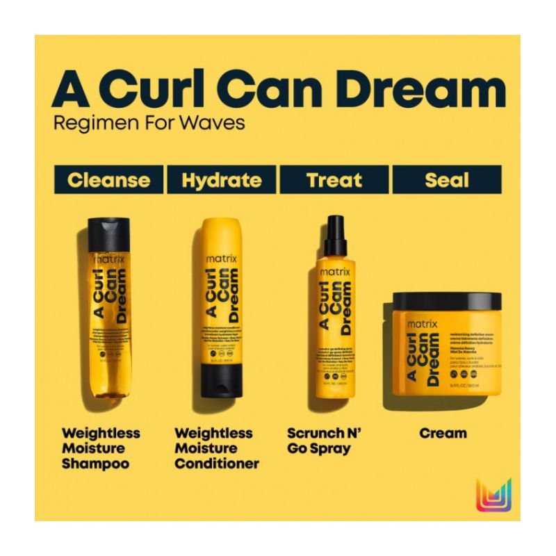 Routine cheveux bouclés A Curl Can Dream Matrix