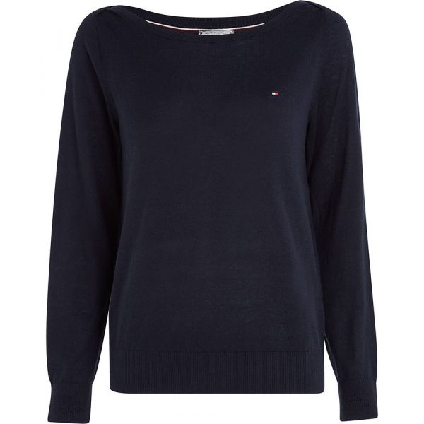 Tommy Hilfiger Stitch Boa Sweater Azul XL Mulher