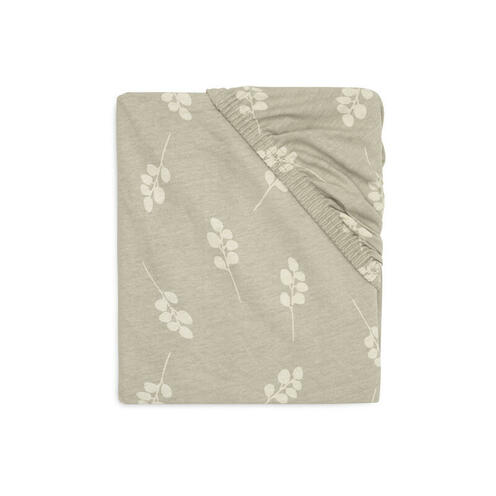 Drap-Housse Jersey 40/50x80/90 cm Twig Olive Green - JOLLEIN