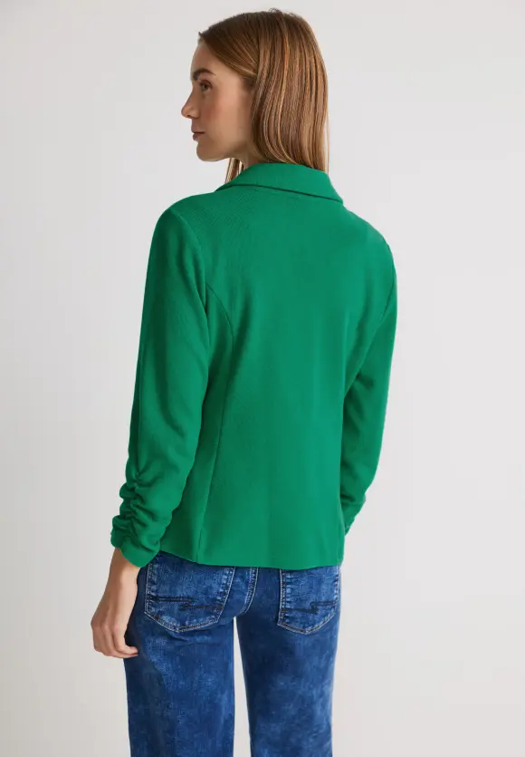 Basic Blazer mit Raffungen - fresh spring green