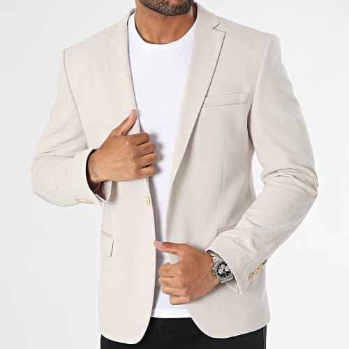 Veste Blazer Blanc Ecru