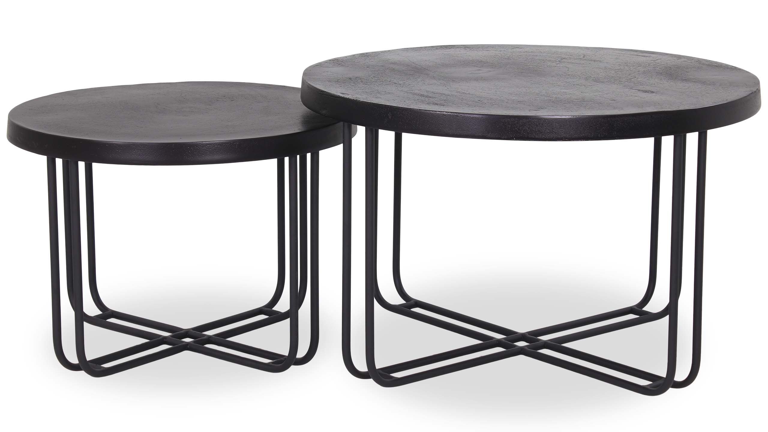 Salontafelset IV-52.006 Brute ⌀70  x H43 cm