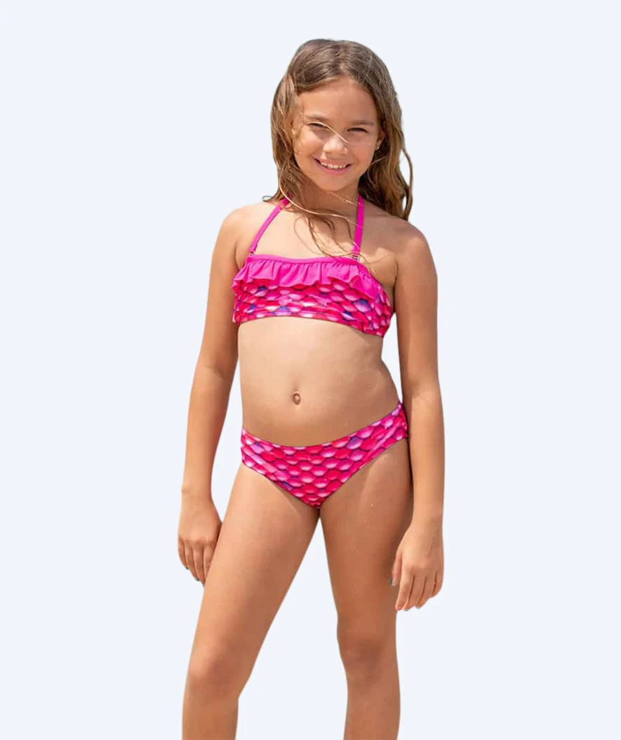 Fin Fun bikini underdel til piger - Malibu Pink (Lyserød)
