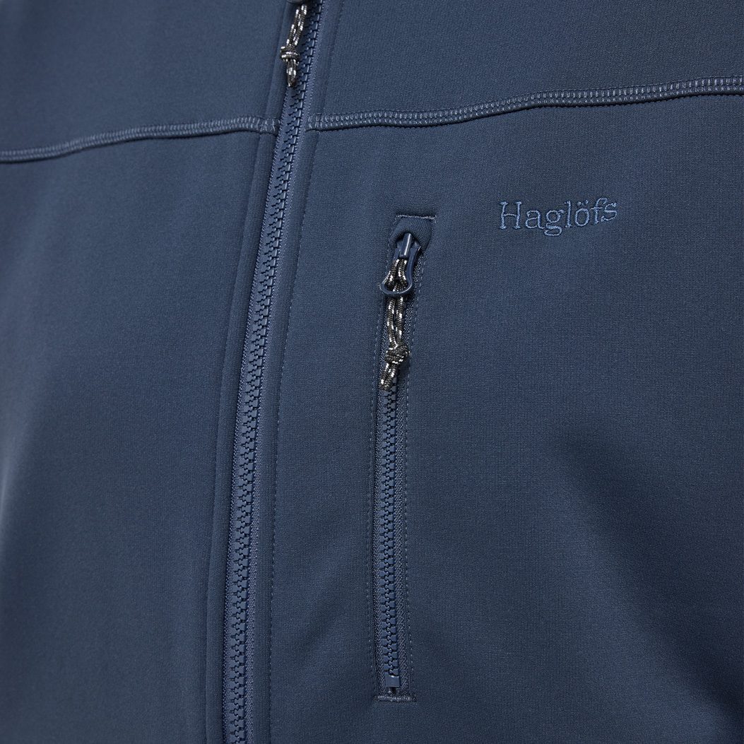 Haglöfs Rosson Mid Fleecejacke Damen tarn blue