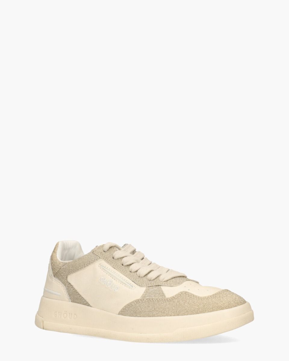 Ghoud Tweener Low Off-White/Goud Damessneakers