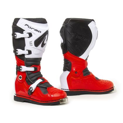 Bottes cross Forma TERRAIN EVOLUTION TX - BLACK/WHITE/RED 2023 - Noir / Blanc