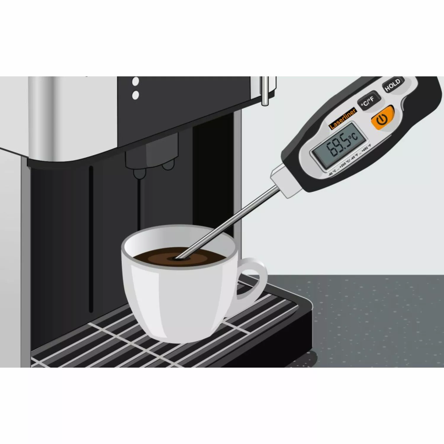 Laserliner ThermoTester Temperatuurmeter met prikpunt - -40°C t/m 250°C