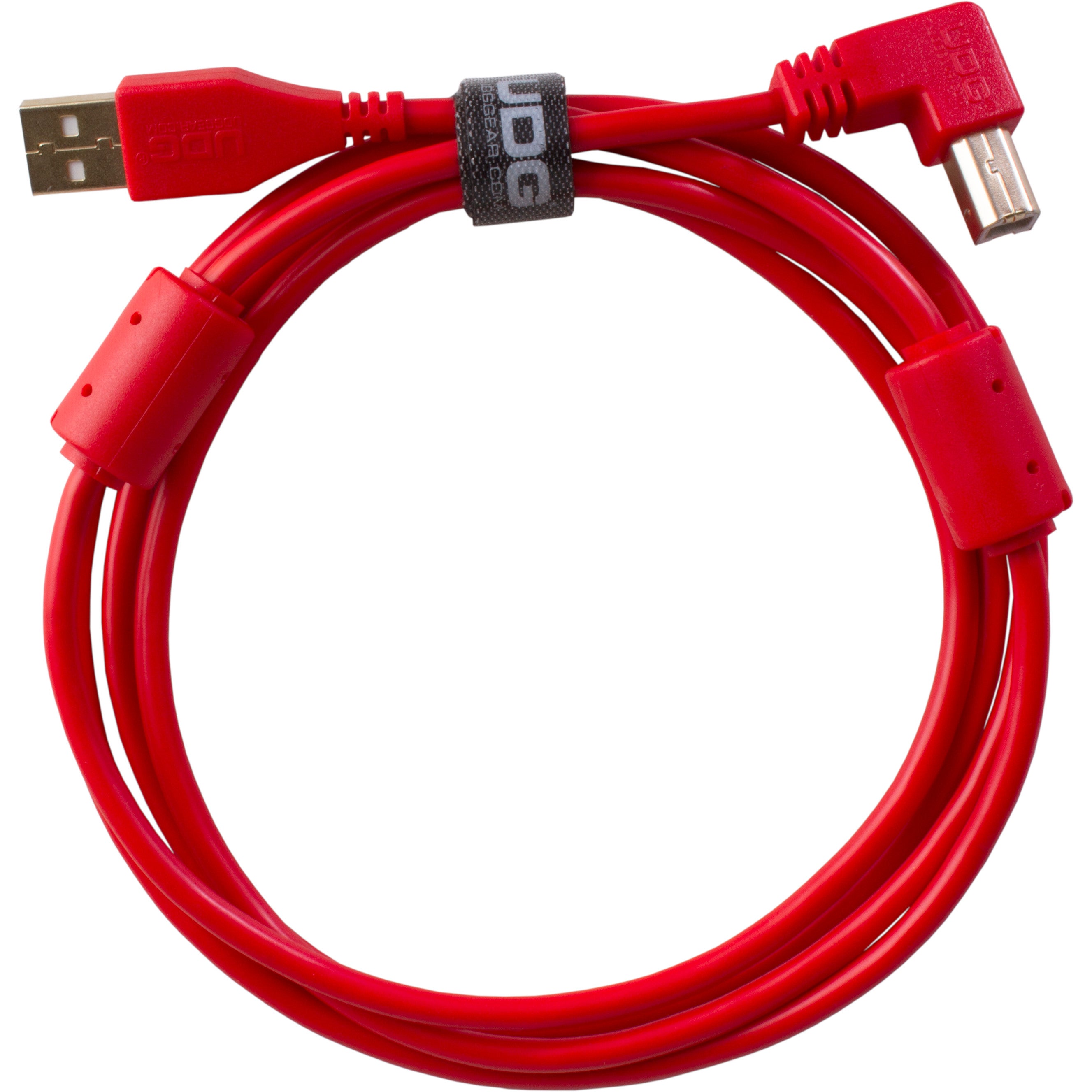 UDG U95005RD audio kabel USB 2.0 A-B haaks rood 2m