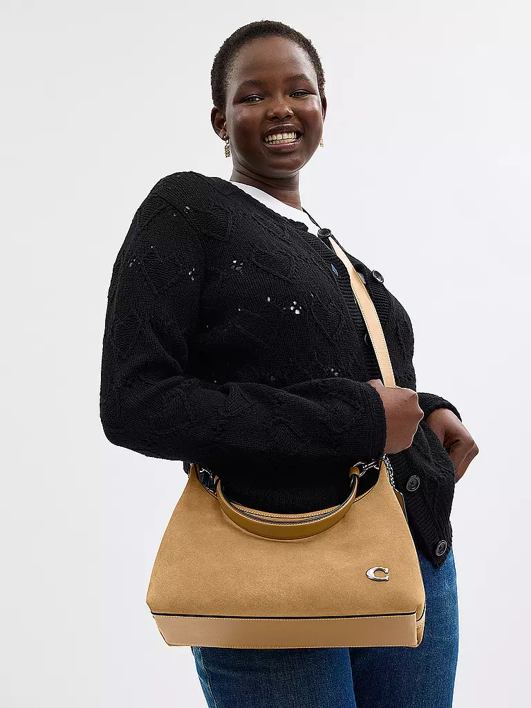 COACH Ledertasche - Umhängetasche JULIET camel