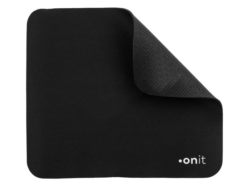onit Mausmatte Start Schwarz Mauspad aus weichem Schaumstoff