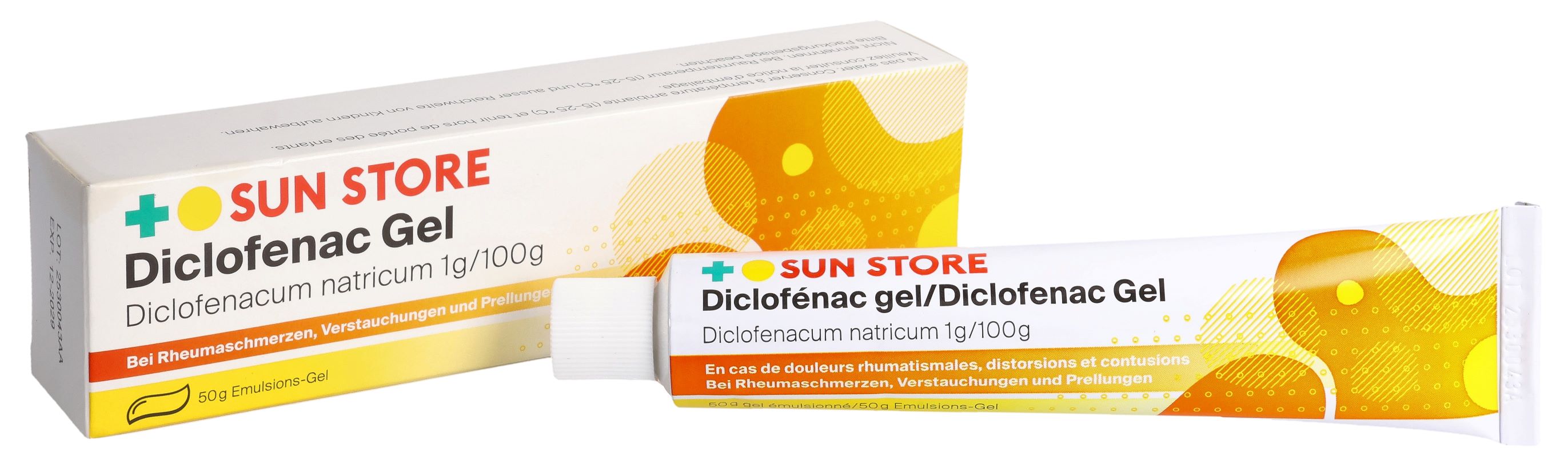Sun Store Diclofenac 10 mg/g<br>50 g, Tube, Gel
