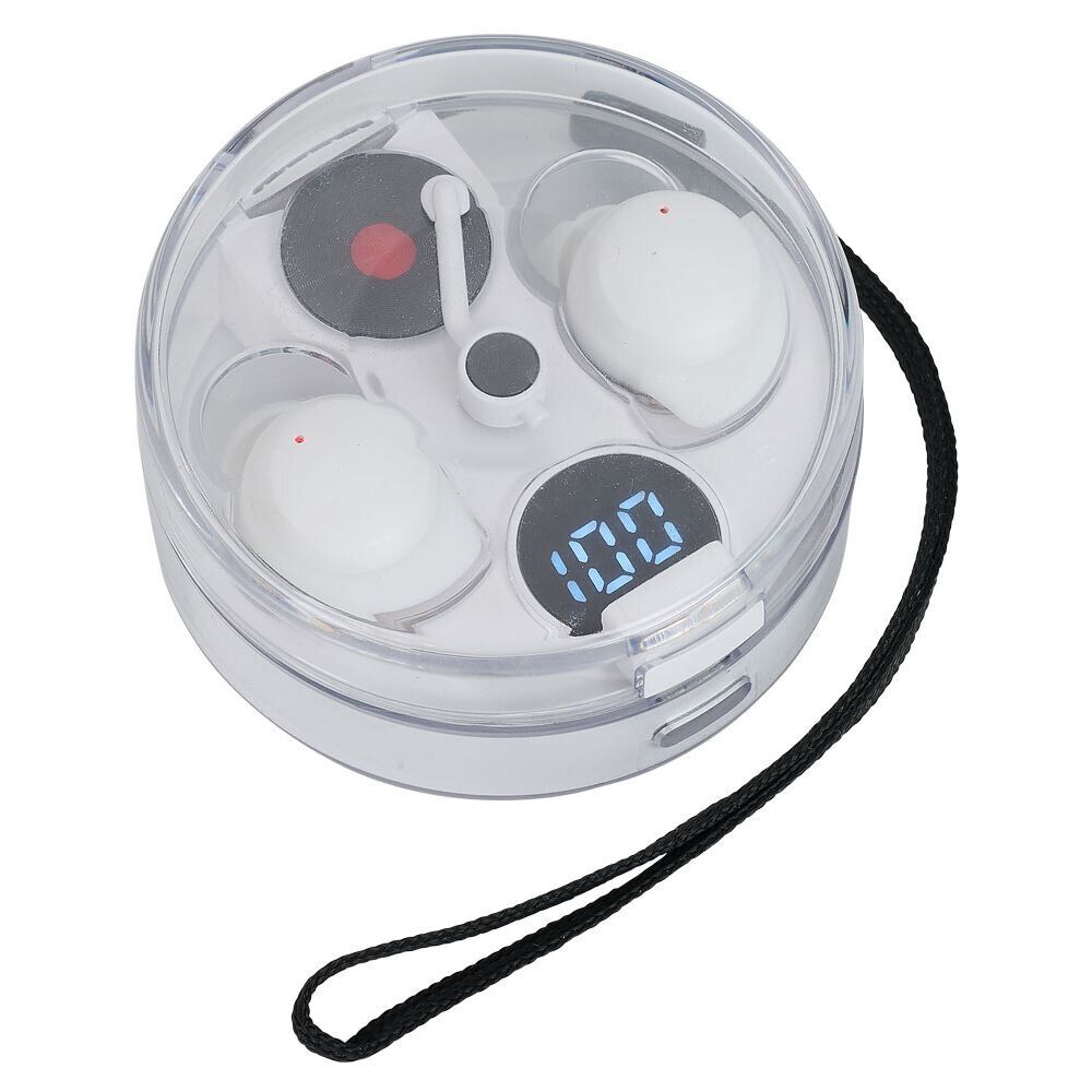 Écouteurs bluetooth ABS et plastique Ø6,6cm - 2 coloris