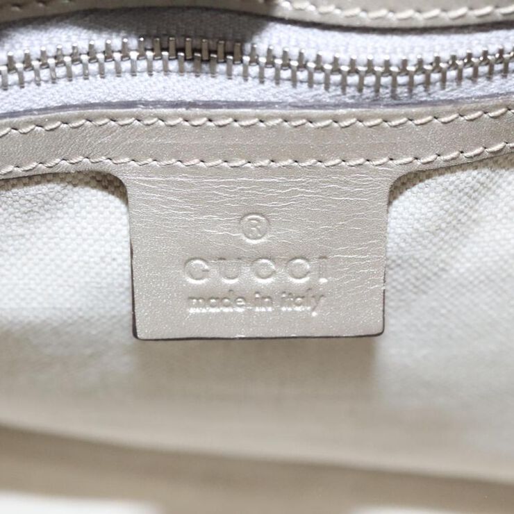 Gucci Vintage Gucci Boston Bag Silver