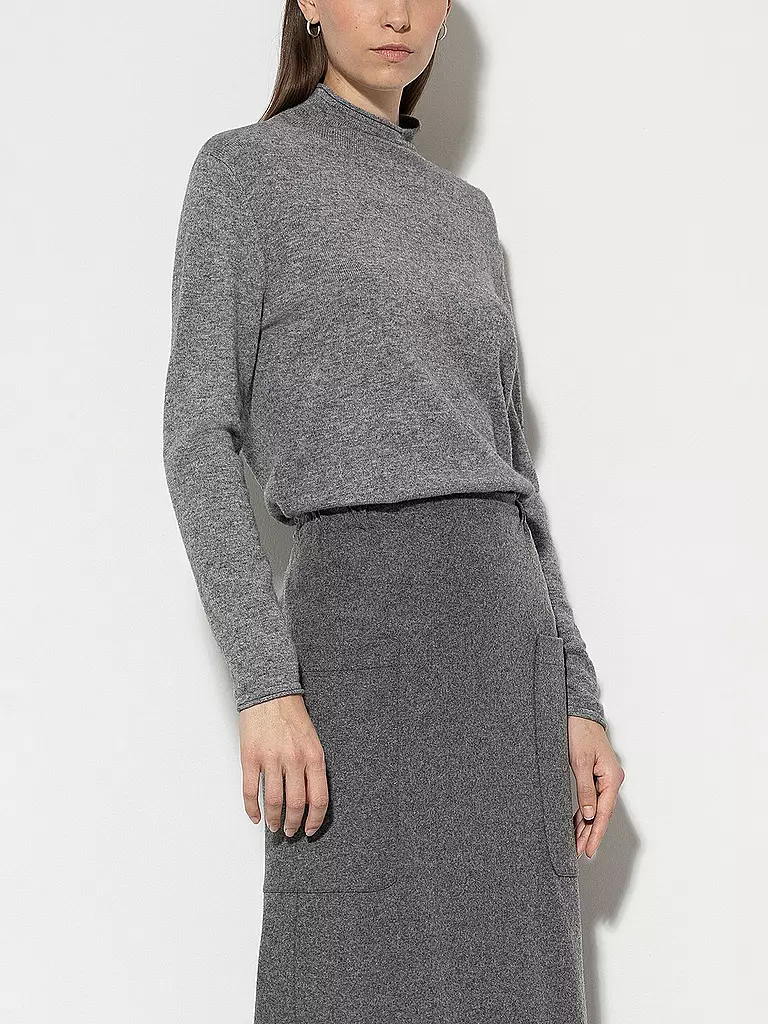 LUISA CERANO Rollkragenpullover grau