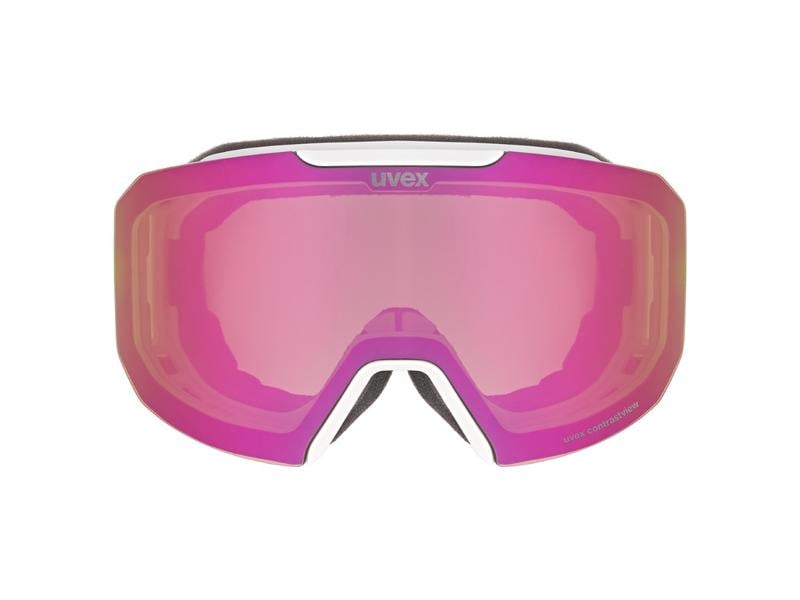 uvex Skibrille Evidnt Attract (WE) S2 Weiss Matt/Rosa Skibrille für Damen