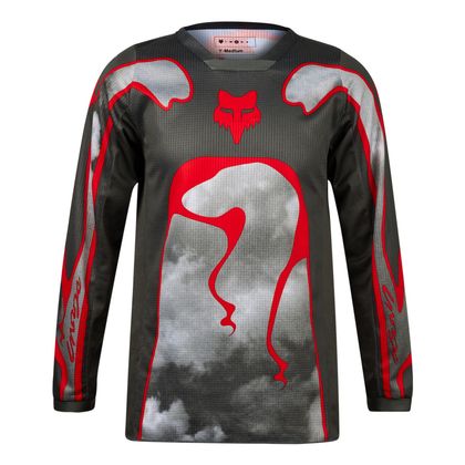 Maillot cross Fox YOUTH 180 - ATLAS - Gris / Rouge
