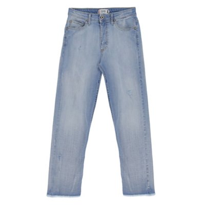 Jean femme Bleu Clair Ourlets PLEASE