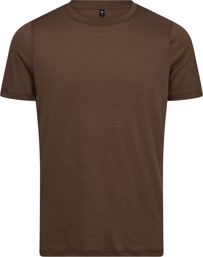 JBS of Denmark JBS of DK t-shirt wool GOTS Brun