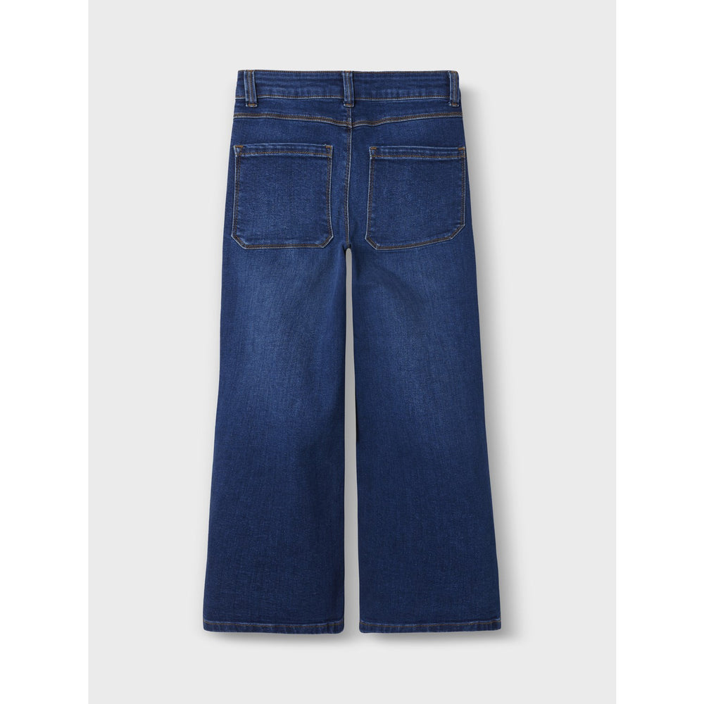 Køb Name It Dark Blue Denim Nkfpolly X-Wide Jeans 3057-Fr Noos